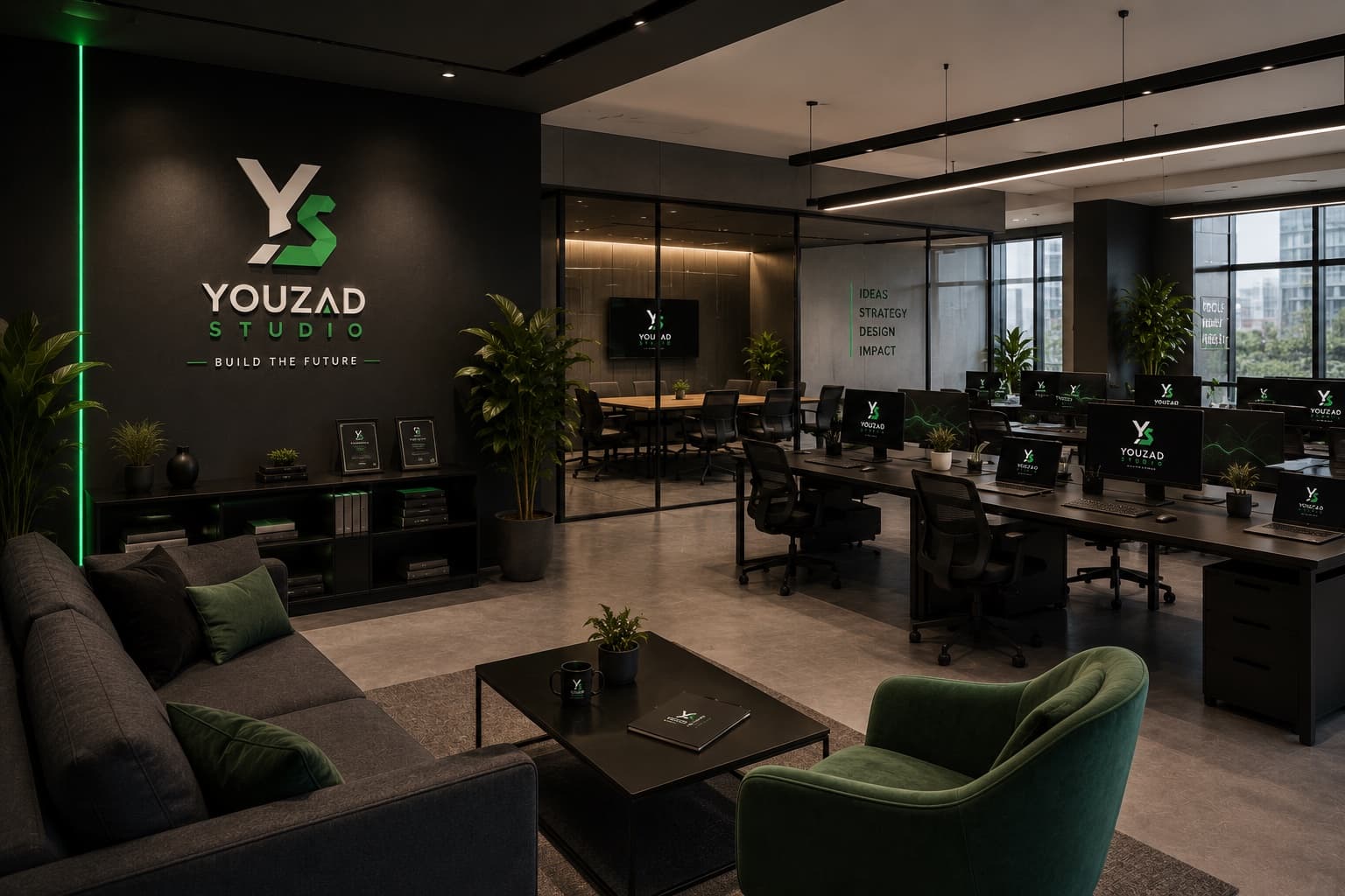 Youzad Studio office workspace